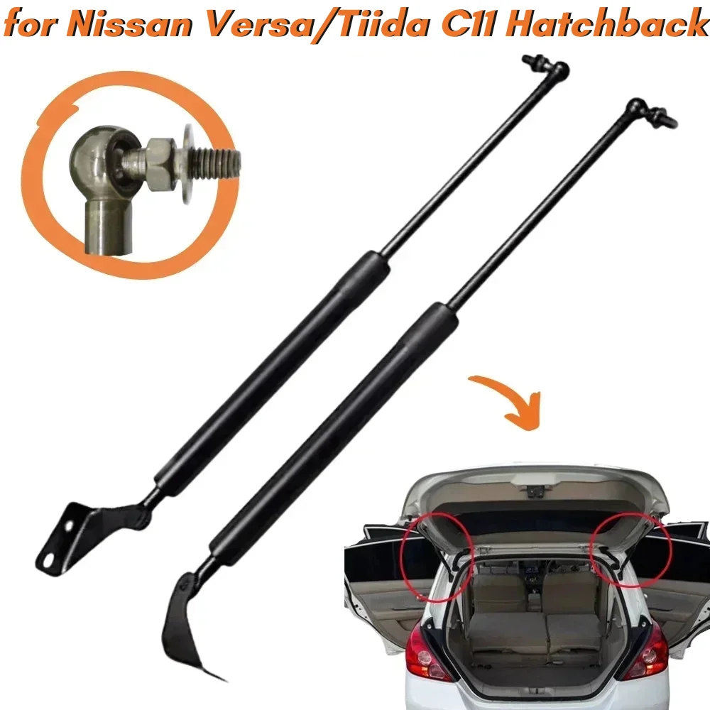 

Qty(2) Trunk Struts for Nissan Tiida for Nissan Versa C11 Hatchback 2006-2012 Rear Tailgate Boot Lift Support Shocks Gas Springs