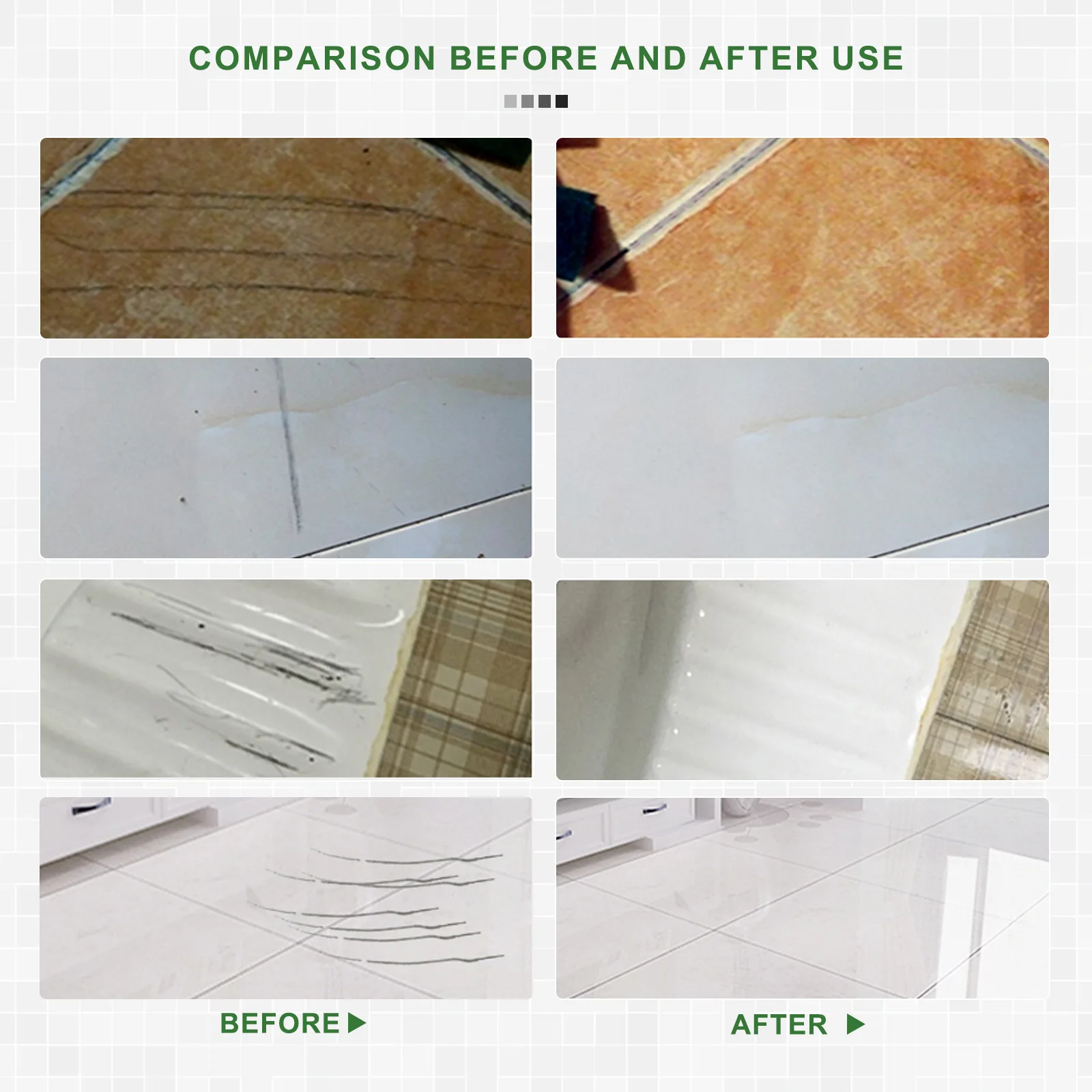 Ceramic Tile Scratch Remover Marble Scratch Repair Agents Powerful Decontamination Floor Cleaner Tile Brightening Cleaning Tools