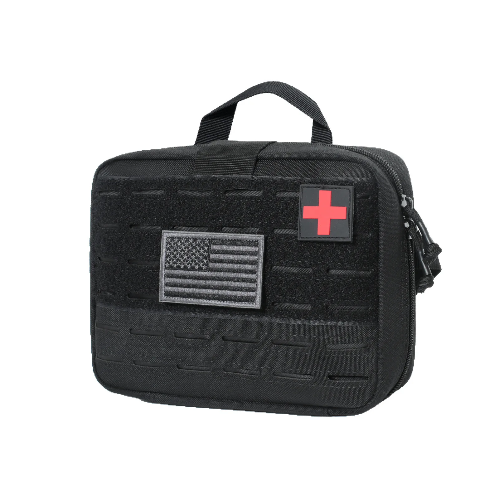 Tactical Medical Kit - Large Capacity, Quick-disconnect Cross-shaped Adhesive Cover, Emergency Rescue Equipment