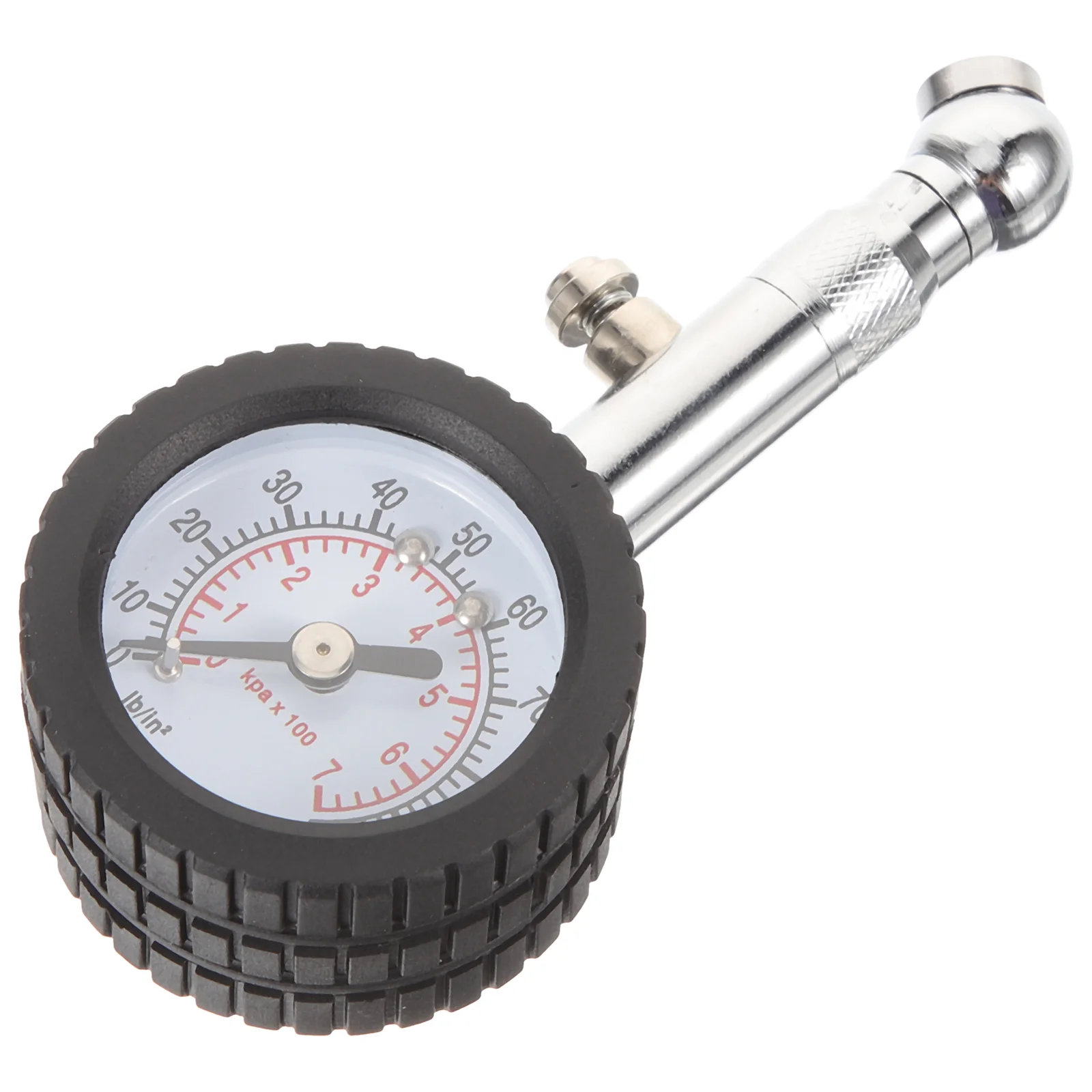 

Car Tire Pressure Gauge with Hose Meter Metal Air Release Valve Gauges for Tester