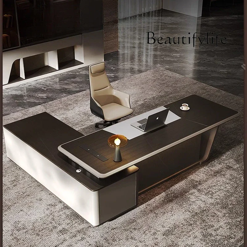 

JB Asthetic Современные офисные столы Ящики L-образные регулируемые дизайнерские электрические компьютерные столы Игровая домашняя мебель Escritorio