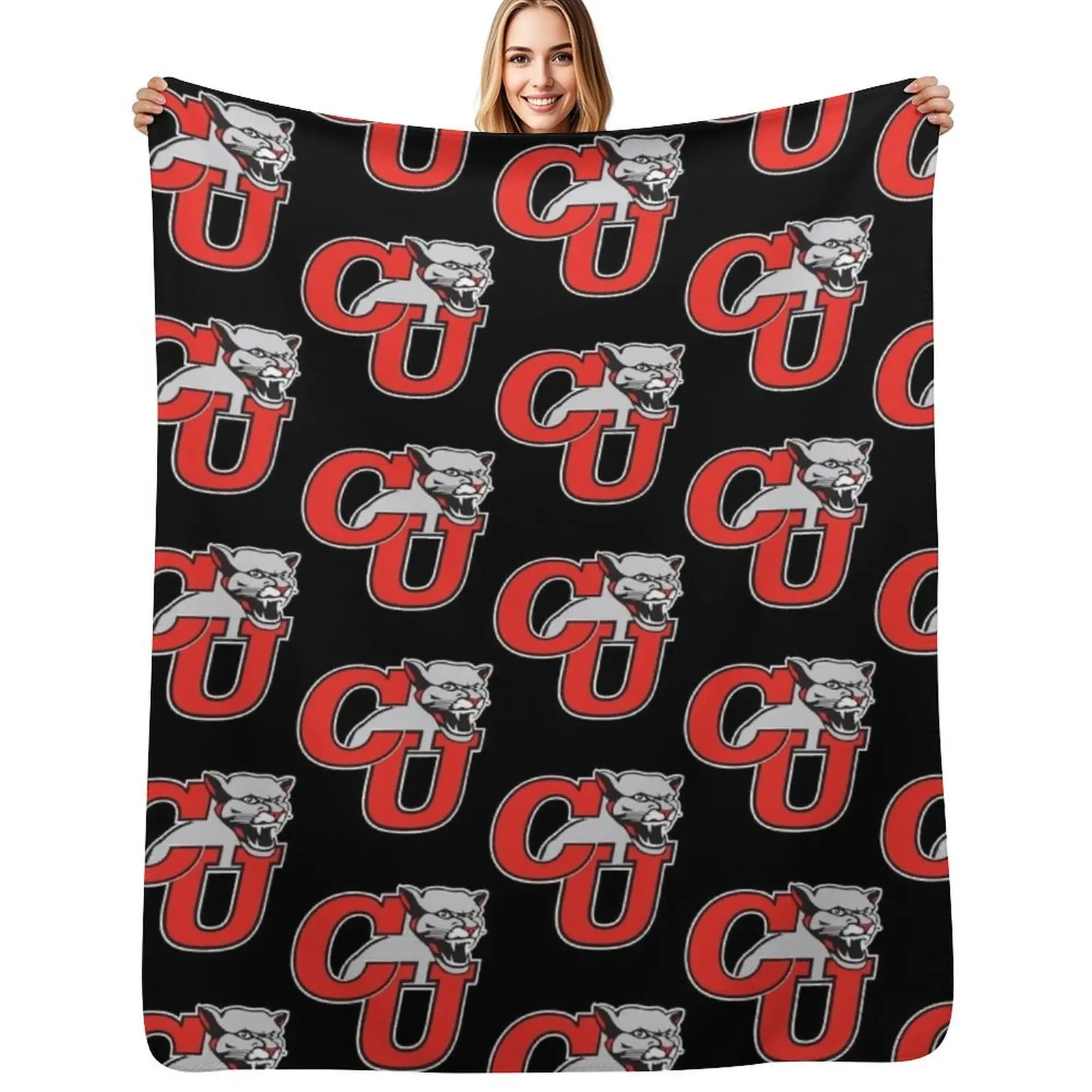 Clark University-panthers Throw Blanket Warm Flannels Thermal Luxury Designer For Sofa Thin Luxury Thicken Blankets