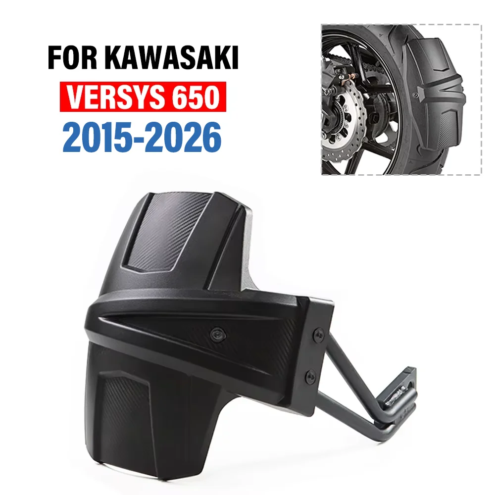 Motorrad-Radabdeckung FÜR KAWASAKI VERSYS 650 2015-2026 Motorrad-Kotflügel-Heckabdeckung Spritzschutz Schutzvorrichtung