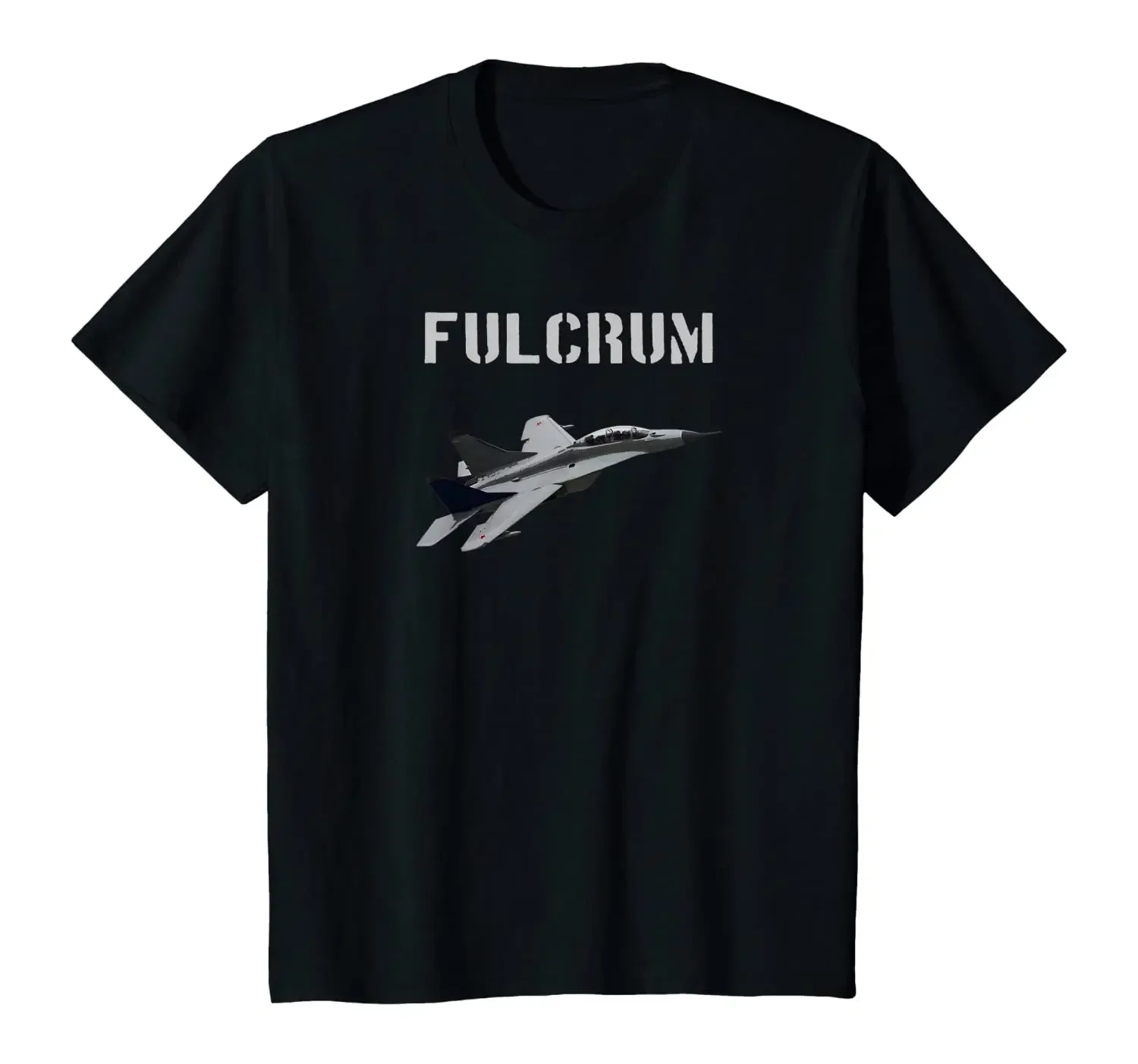 

Soviet Russia MiG-35 Fulcrum-F Fighter T Shirt. Short Sleeve 100% Cotton Casual T-shirts Loose Top Size S-3XL
