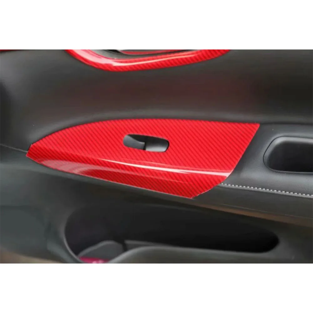 For Nissan Sentra SYLPHY 2012-2019 LHD Car Door Armrest Window Lift Switch Panel Cover Trim Interior Styling