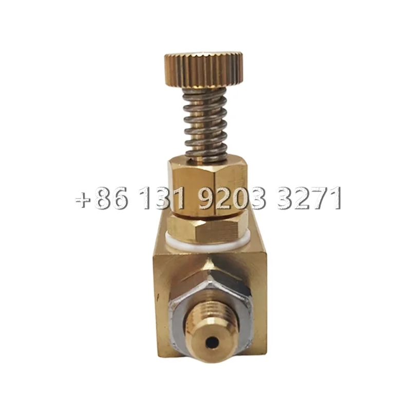 

Brass air atomizing nozzle Edge banding machine cleaning disinfection atomizing nozzle Siphon adjustable fine atomizing nozzle
