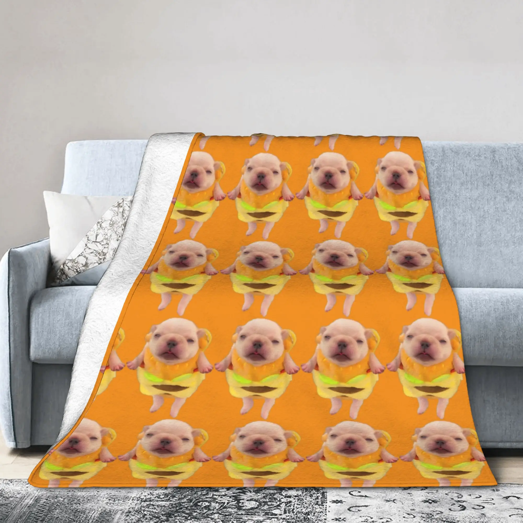 Funny pibble Meme Wash My Belly Meme Blanket Airplane Travel Flannel Throw Blanket For Couch Bed Super Warm Quality Bedspread