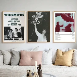 Classic Rock Band The Smiths Hot Singles The Queen Is Dead Canvas Prints Hip-hop Wall Art Poster for Living Room Bar Music Decor