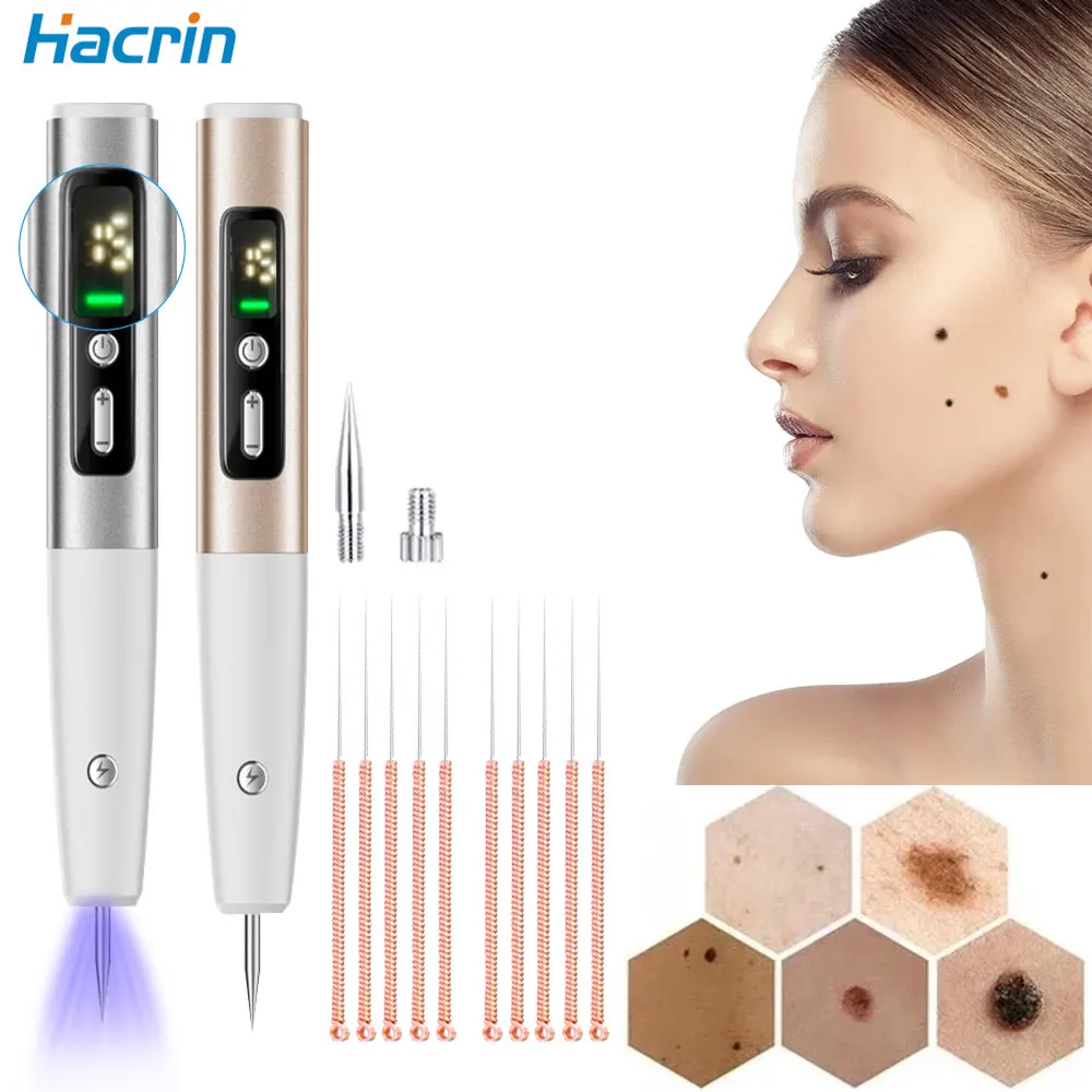 Skin Tag Remover Electric Laser Plasma Pen Dark Spot Wart Mole Remover Pen Tattoo Freckle Nevus Black Spots Skin Tag Removal