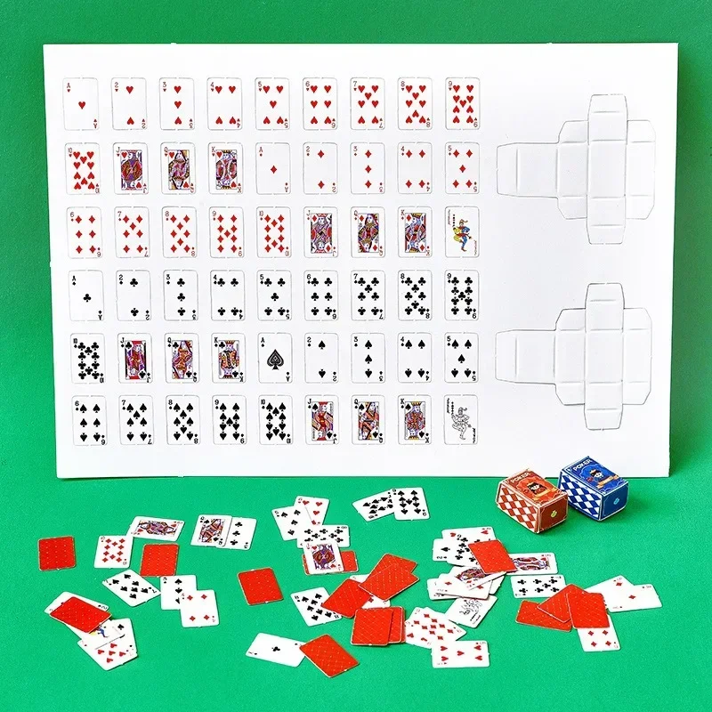 

Креативные супермаленькие мини-карты для игр, портативный карманный покер, игры для отдыха и досуга, развлекательный инструмент для детей