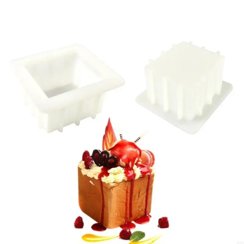 97BA DIY الصابون سيليكون الايبوكسي سيليكون قالب صب الخبز خبز صنع العفن 4 بوصة #2