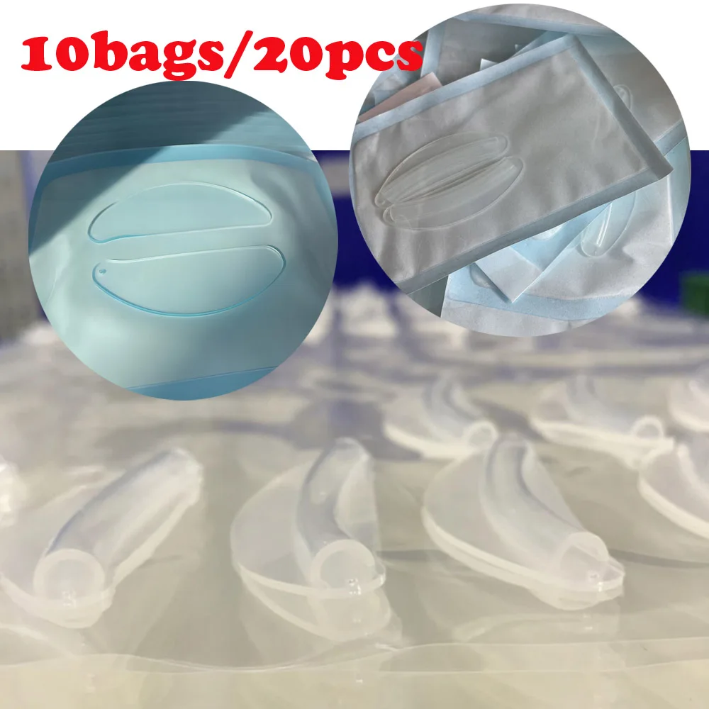 

10 пакетов/20 шт., медицинские силиконовые носовые шины для перегородки, больничные расходные материалы, внутренняя носовая шина для дыхательных полос с стерилизацией