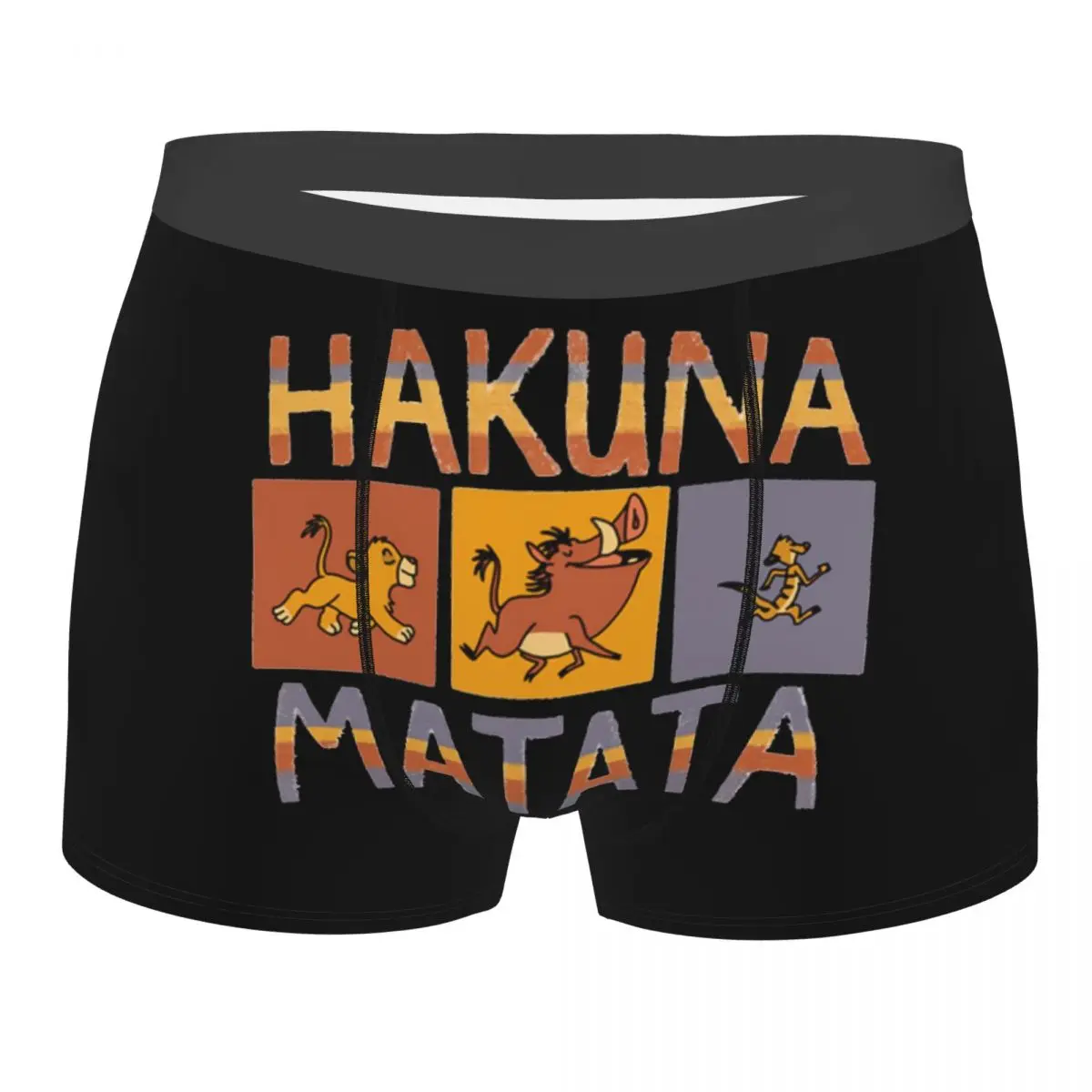 

Custom The Lion King Underwear Men Stretch Hakuna Matata Boxer Briefs Shorts Panties Soft Underpants For Homme