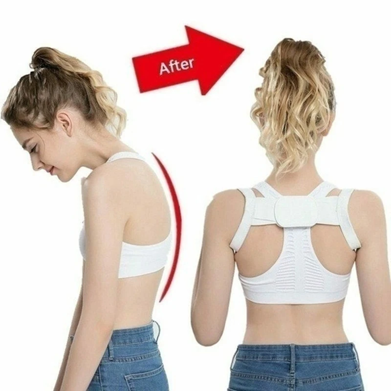 Back Support Posture Correction Adjustable Brace Support Belt Adjustable Back Posture Back Shoulder Chest Corrector Vest Posture