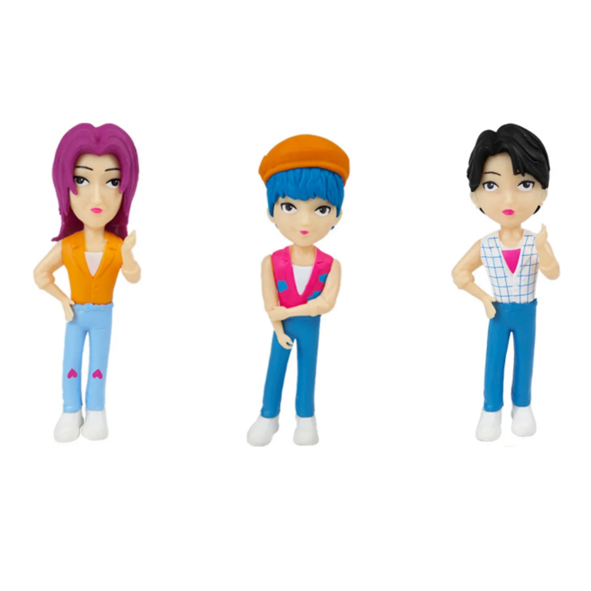 Figurka Demon Team Anime Kpop Model Zabawka Kreskówka Gadżety Gamingowe Dekoracja Biurka Kolekcja Figurek Model Zabawka Prezent Dla Dziecka