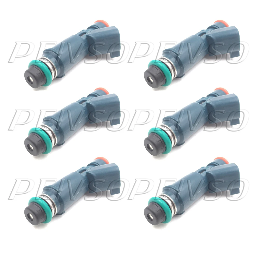 

CHKK 6 шт. 2M2E-A7B 2M2E-5F593-A7B AJ51-13-250 Топливная форсунка для FORD MONDEO 01-04 2.5L MAZDA 6 03-08 3.0L MPV 02-06 V6 3.0L