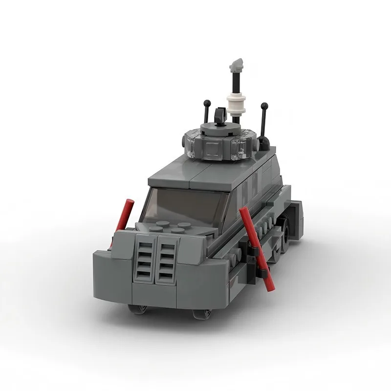 Interception Vehicle Building Blocks Model, DIY Assembled Brick Toy, Construct Model Kit for Hobby Display and Kids Play