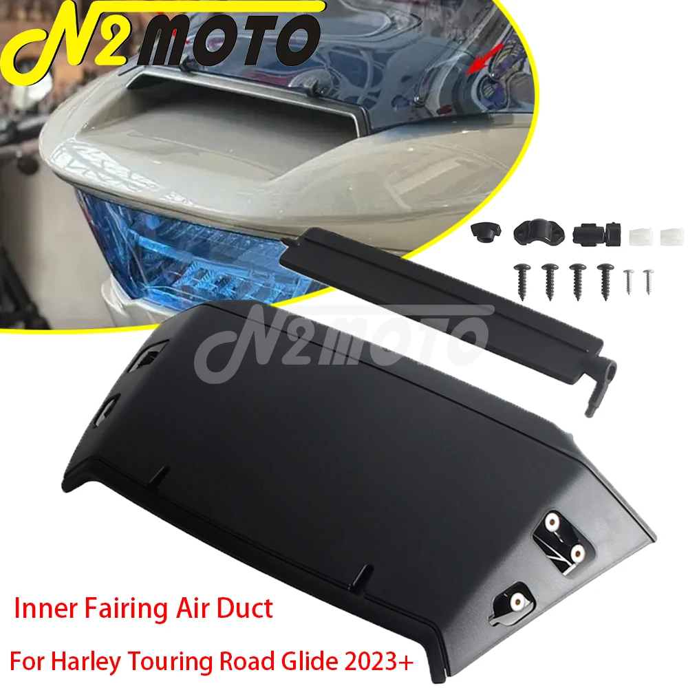 For Harley CVO Road Glide FLTRXSE 23+ FLTRX 2024+ FLTRXSTSE FLTRXL FLTRT 2026 Motorcycle Inner Front Fairing Air Vent Duct Cover