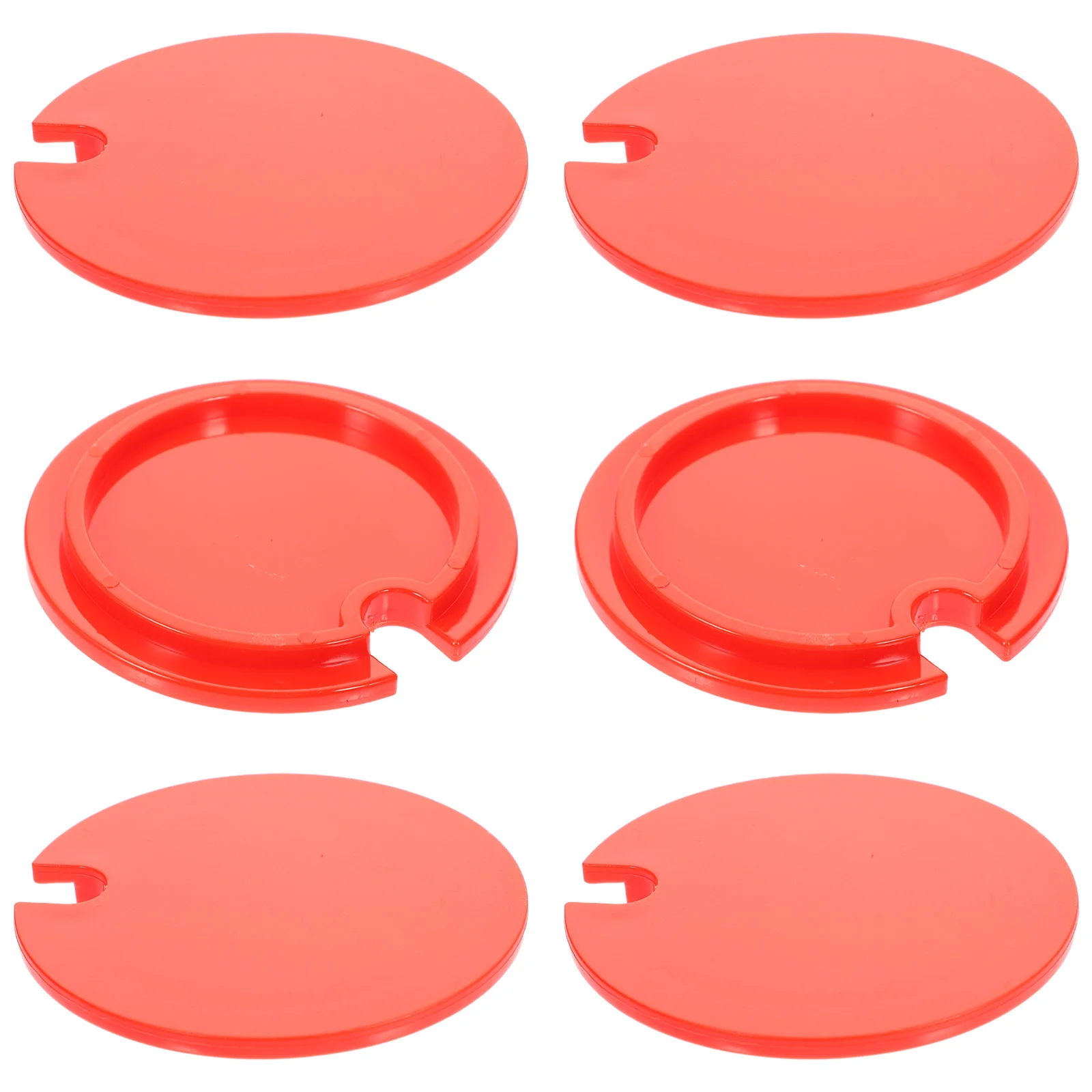 

6pcs Cup Lid for Tumbler Mug Airtight Dust proof Travel Cover Smooth Edge Keeps Drink Clean Warm Long lasting Kitchen Bar Use