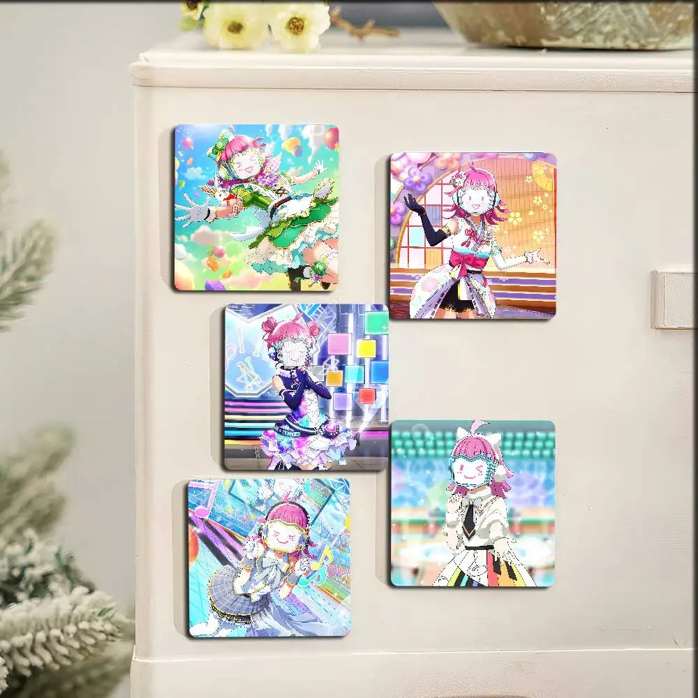 رينا تينويجي مغناطيس الثلاجة صور شخصية مغناطيس الثلاجة للمطبخ السبورة ديكور المنزل مكتب هدية #3