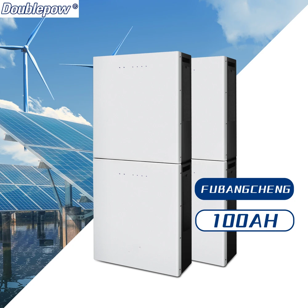 Doublepow 5KWh 100Ah 48V Home Power Wall Lithium Battery Lifepo4 12V 24v 48v 51.2v 100Ah 200Ah LFP battery packs