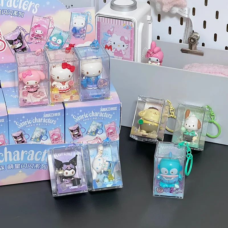 Genuine Areax Sanrio Characters Sparkling Star Series Blind Box Building Block Assembly Toys Surprise Mystery Box Popular Gift view 6
