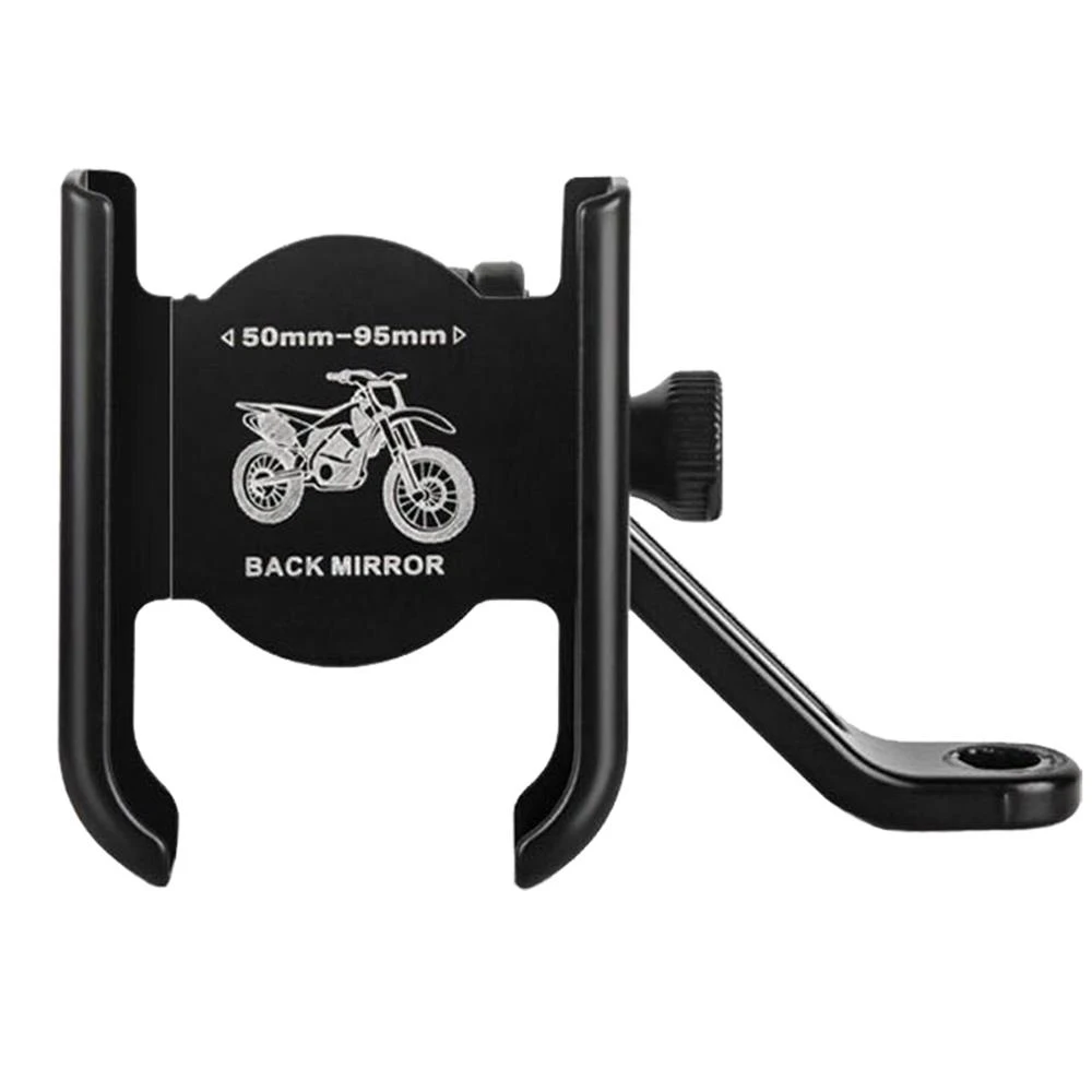 Aluminum Alloy Motorcycle Bike Phone Holder GPS Bracket Stands Rear View Mirror Mount Clip Handlebar Mount For Xiaomi iPhone New