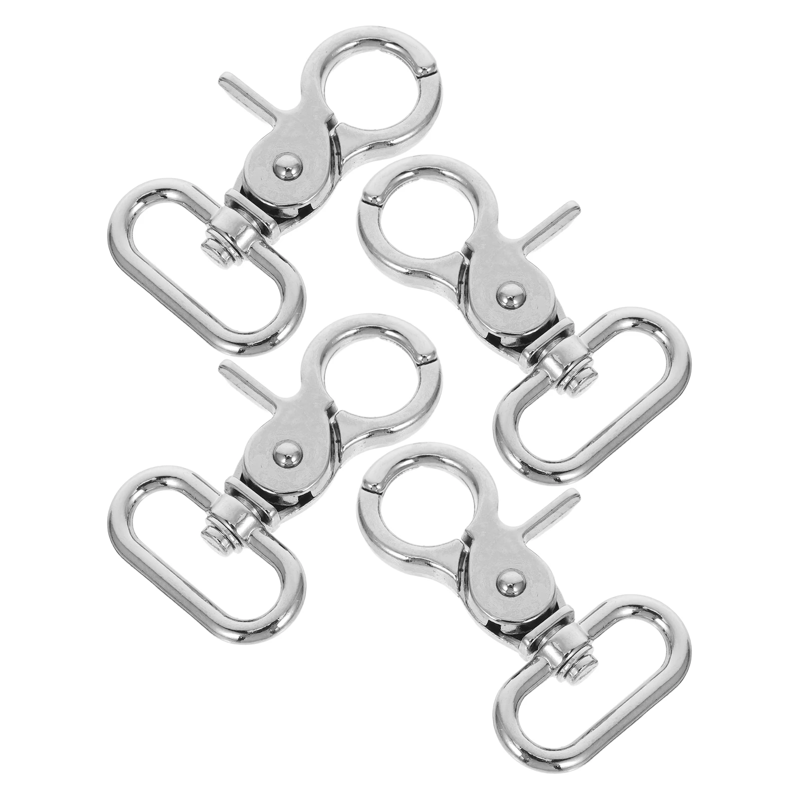 

4pcs Zinc Alloy Dog Buckle Shoulder Strap Collar Hardware Leash Clip Swivel Snap Hooks Metal Clasps Bag Buckle