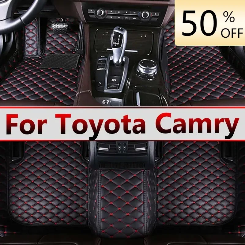 Car Mats For Toyota Camry Daihatsu Altis XV30 2002~2006 Durable Carpet Rugs Leather Floor Mat Anti Dirt Pad Car Accessories 2003