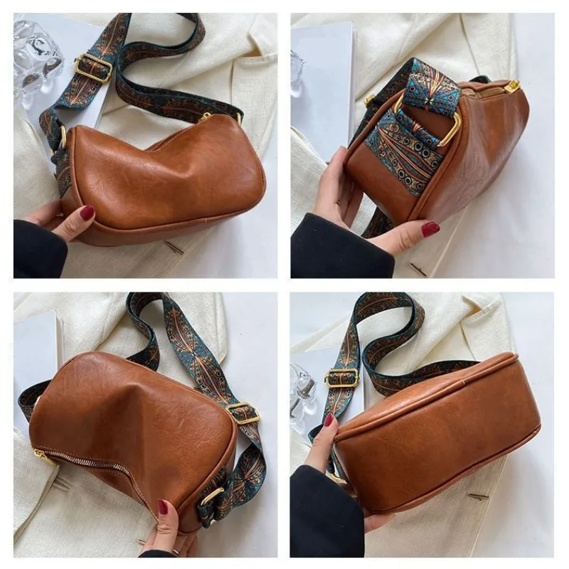 Advanced Retro Small Handbag 2024 New Fashion Luxury Wallet Popular Joker Hand Bag Single Shoulder Bag Messenger Bags Jiaozi Bag