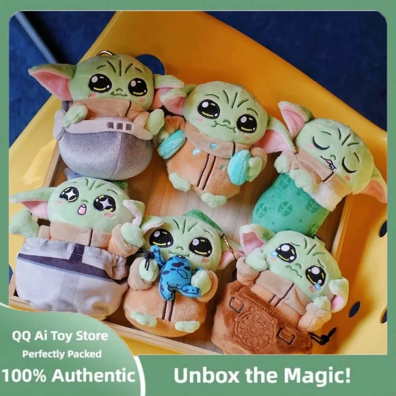 

Новая подлинная плюшевая серия «Звездные войны Grogu», слепая коробка Kawaii, хорошо поведетая коллекционная игрушка эльфа, модная загадочная коробка, подарок-сюрприз
