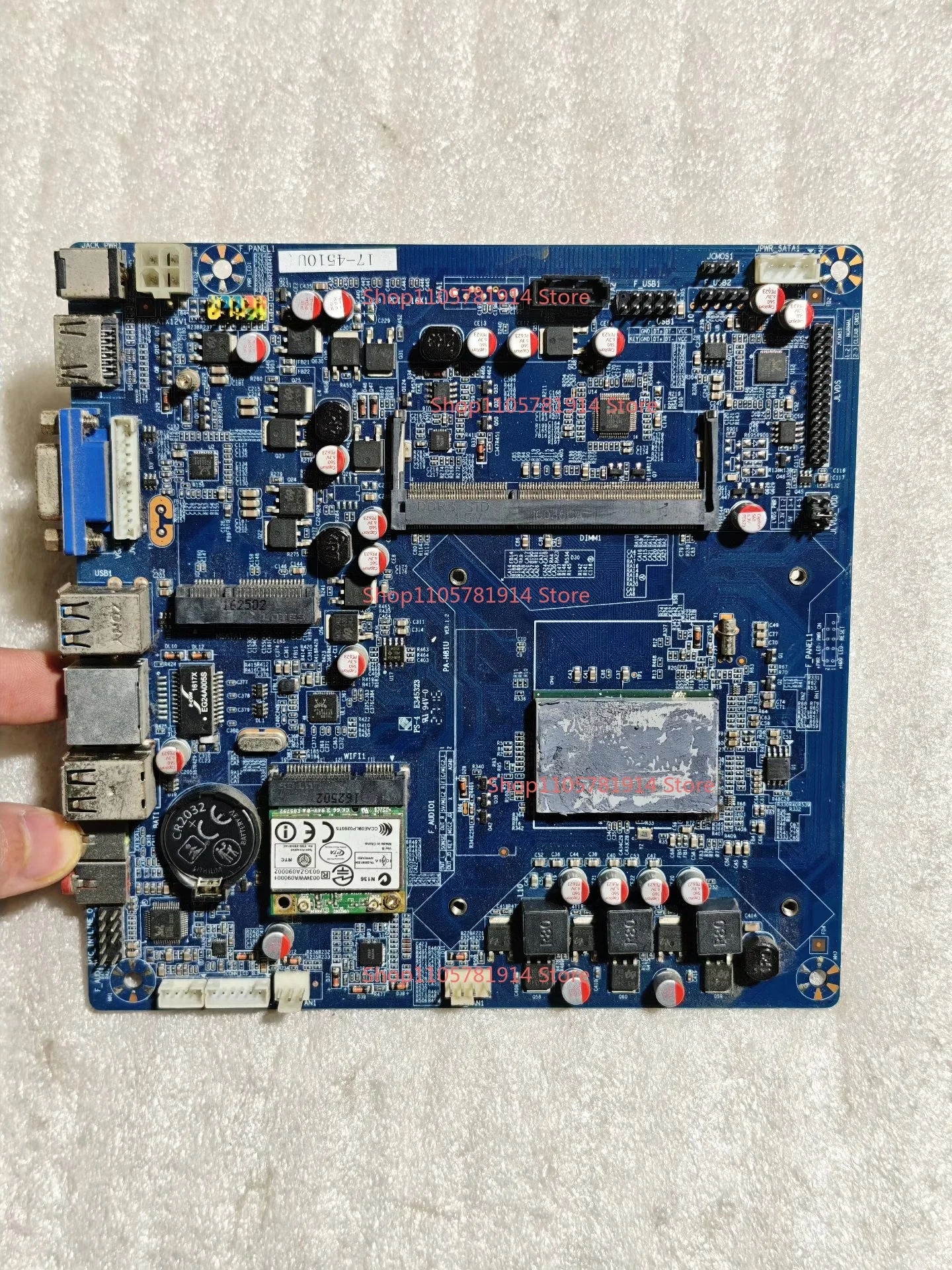 Fori7-4510U All-in-one Computer Small Main Board, Specification 17x17, I7-4510U Processor, Support DDR3 Memory