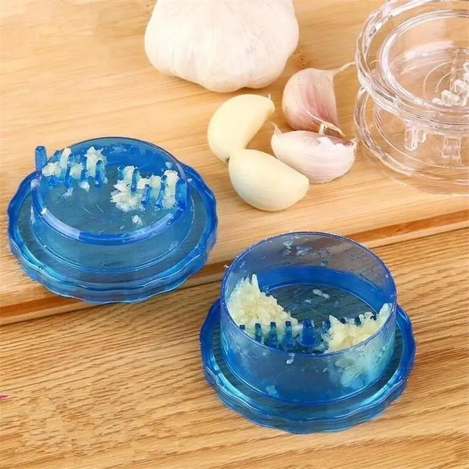 Kitchen Supples Garlic Crusher Grater Plastic Box Twist Peeler Mincer Press Kitchen Tool Ginger Kitchen Supplies Garlic Tools
