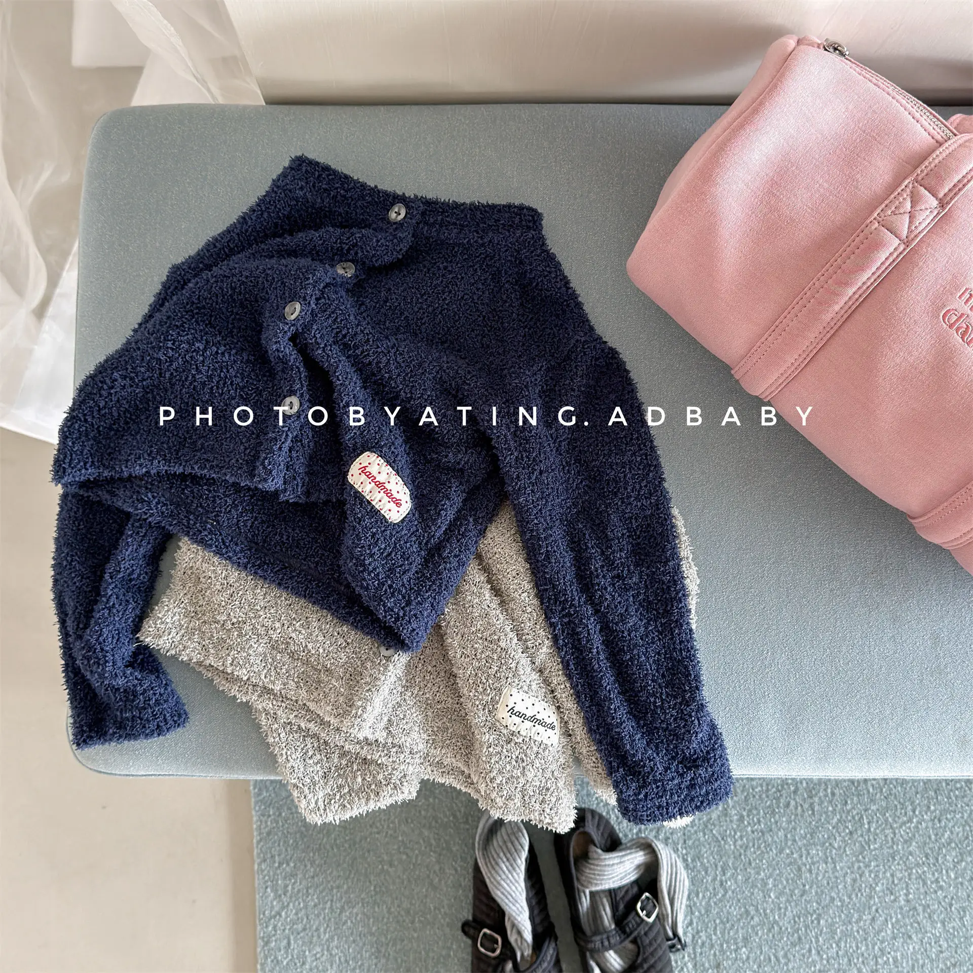 2026 Autumn New Children Long Sleeve Casual Coat Fashion Girls Loose Sweater Cardigan Baby Solid Jacket Kids Clothes 5