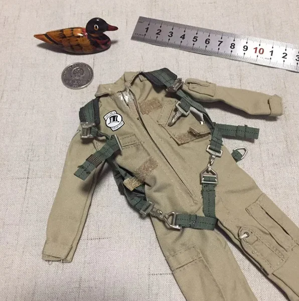 1/6 Scale US Army BBI  Air Force Pilots Female jumpsuit Model For 12\