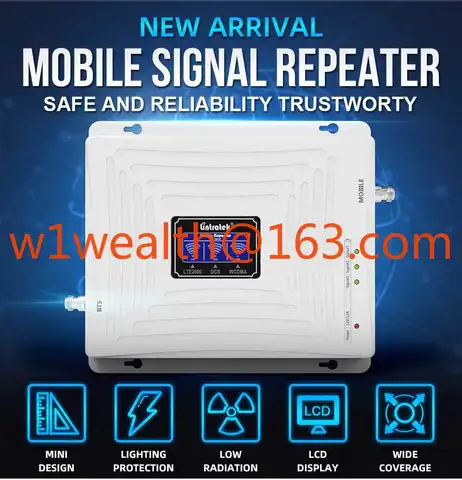 Lintratek 3-bands signalförstärkare repeater 900 1800 2100 MHz mobilnätsförstärkare gsm 3g 4g gsm signalförstärkare 12 best sales Lintratek signalförstärkare - №12