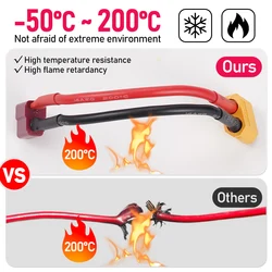 14AWG Siliconen Kabel Draad XT60 naar T-Plug Mannelijke Vrouwelijke Verlengkabel Adapter Connector Voor Lipo Batterij RC onderdelen RC Drone Auto