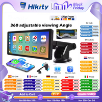 Hikity 10.26 Inch Car Monitor Wireless Carplay Android Auto MP5 Smart Player Dashboard Supports Bluetooth AirPlay Rear Camera