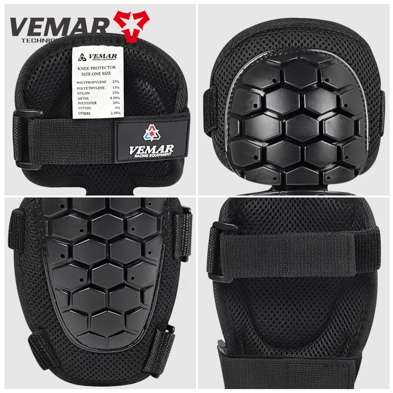 VEMAR E-09 Gomitiere da motocross Protezione estiva del gomito della bici Gomitiere da moto anticaduta