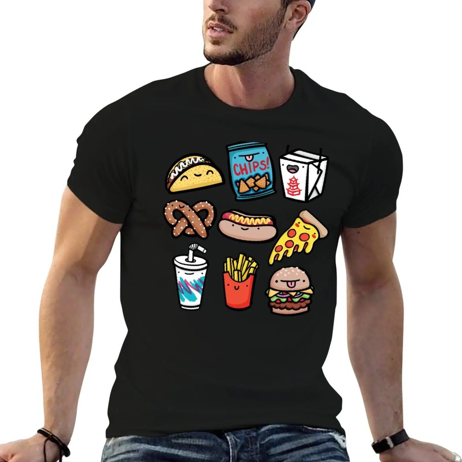 

Junk Food Dudes T-Shirt t shirt man plain man t shirt graphic T-Shirt