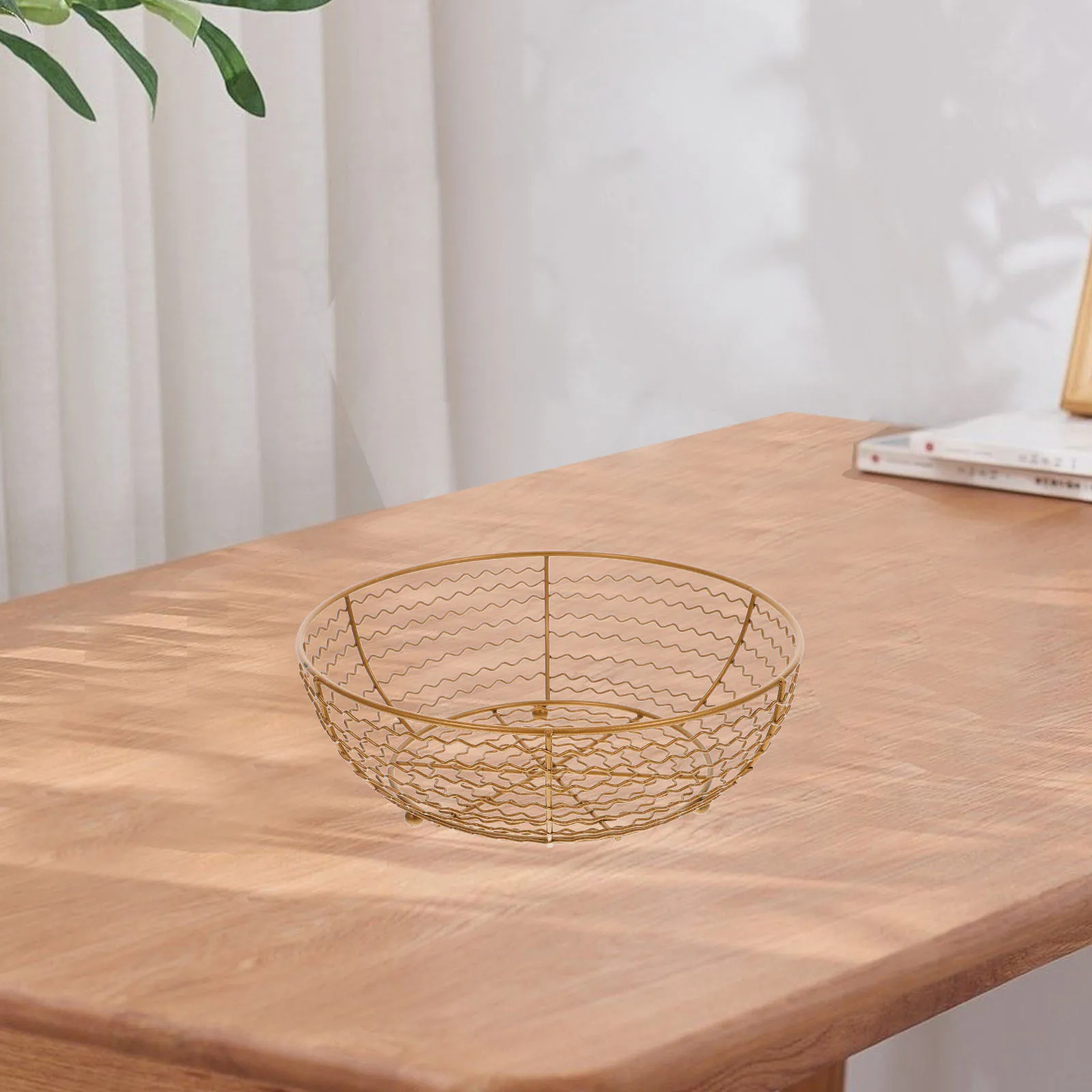 

Electric Wire Iron Fruit Basket Candy Storage Baskets Eggs Metal Large Collection