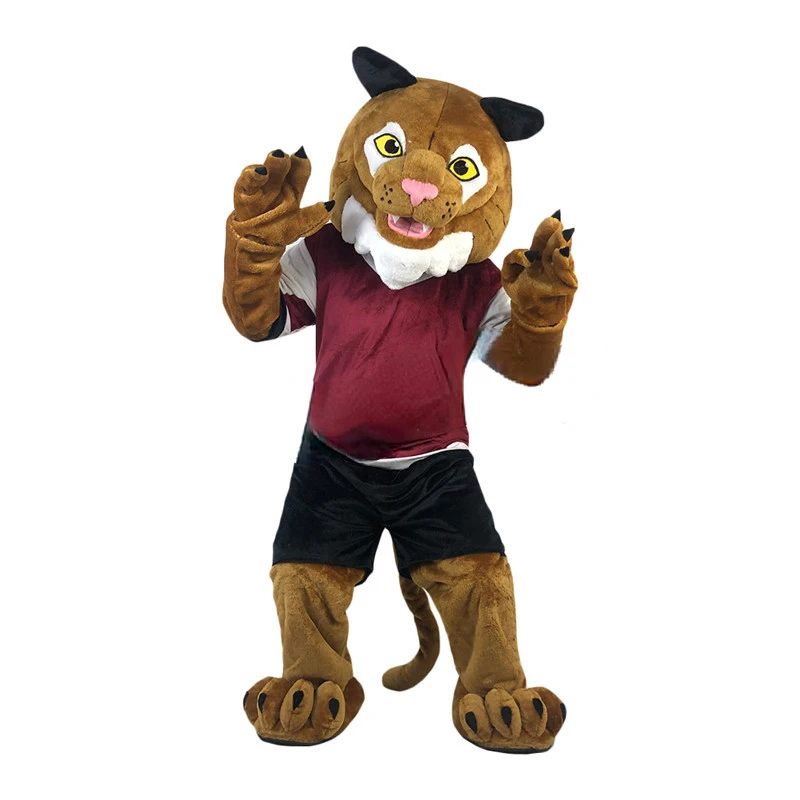 Tiger Mascot Fursuit Costumes Custom Cartoon Mascot Walking Stage Performance Costume Puppet Beast Costume