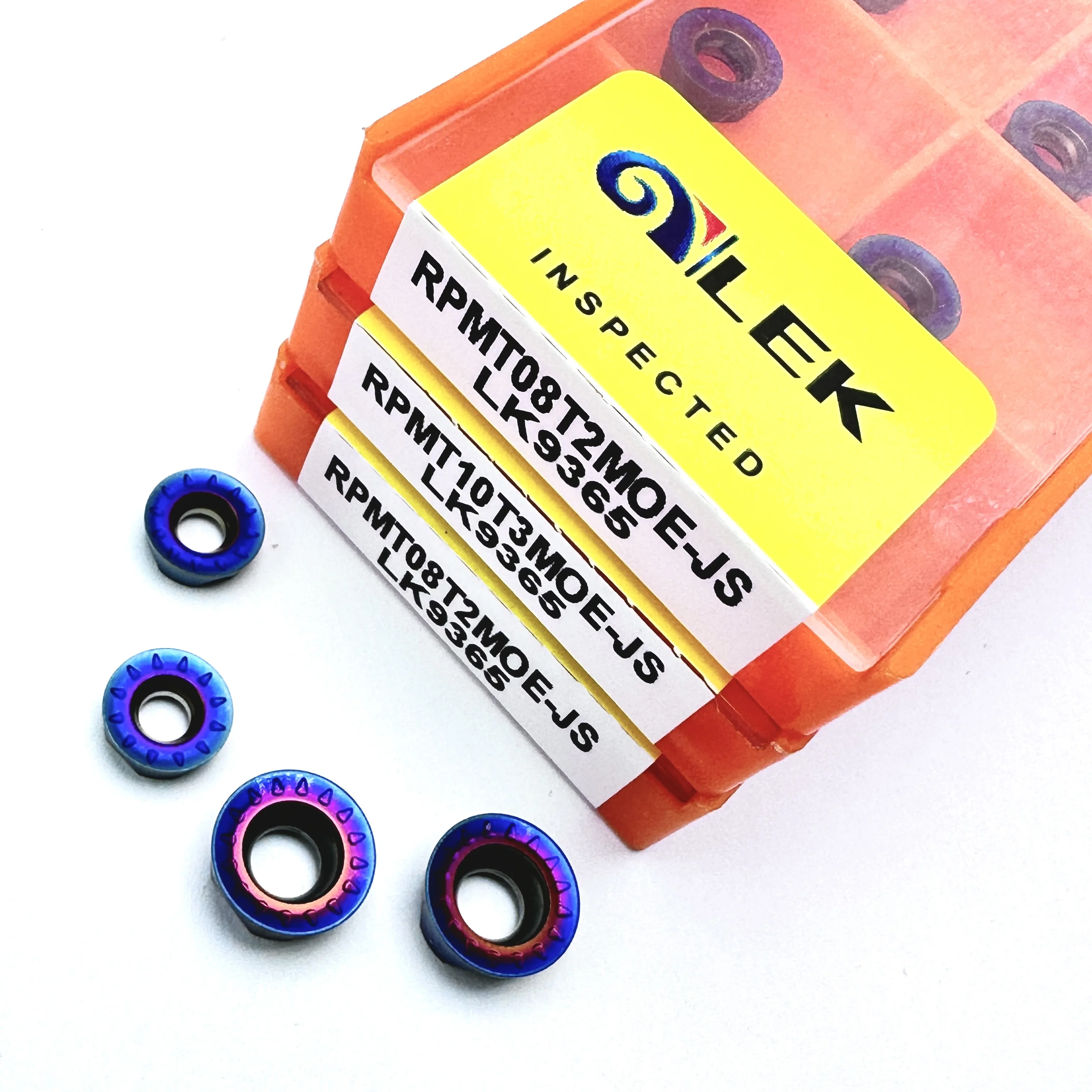 RPMT08T2 RPMT10T3 RPMT1204MOE LK9365 Nano Coating Milling Carbide Inserts Indexable CNC Lathe Tools Steel Processing Milling
