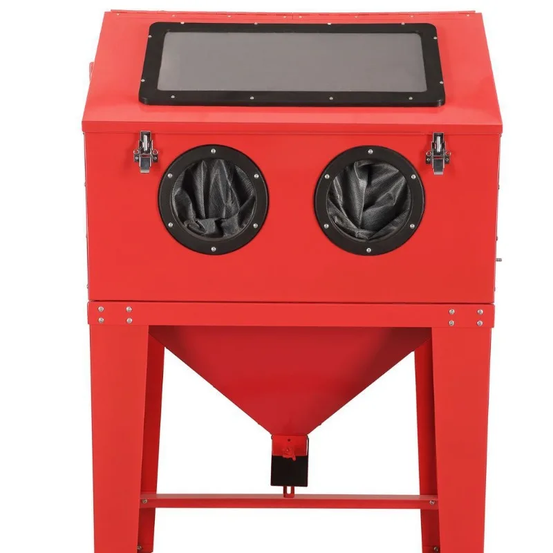 Manual Small Box-type Friendly Mobile Sandblasting Machine rust Removal Polishing Renovation Sand Blasting Machine
