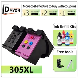 305 XL Remanufactured Ink Cartridge for HP 305XL hp305 Inkjet for DeskJet 2710 2730 2720 4110 4120 4130 4134 2320 Color Printer