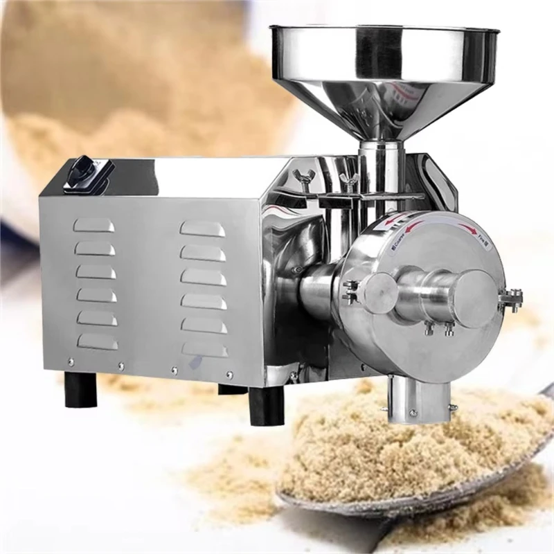 

Electric Dry Grain Wheat Mill Commercial Corn Peanut Mill Soybean Seed Soybean Flour Mill