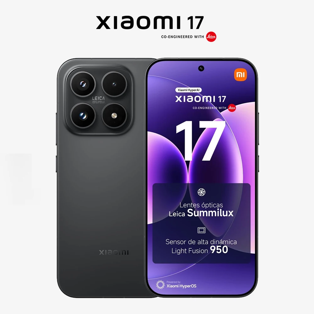 Version Globale Xiaomi 17 Smartphone 5G Écran OLED 6,3 pouces Snapdragon ®   8 Elite Gen 5 Leica Camera 6330mAh