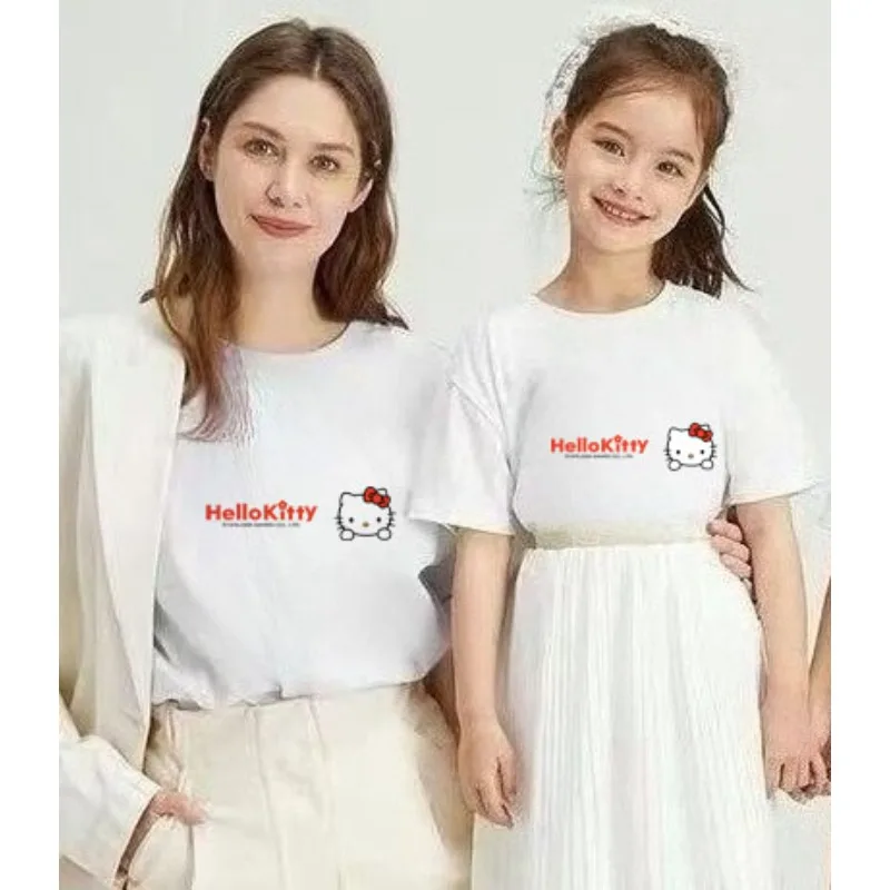 

Disney Cartoon Girls Tops Family Mickey Mouse Women T Shirt Mom Daughter Clothing Fashion Summer Family T-shirts Kids Girls