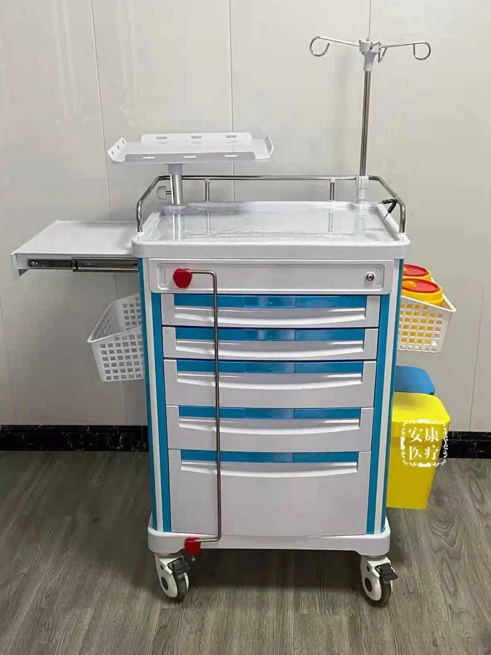 First Aid Treatment Nursing Cart First Aid Nursing Medicine Delivery and Dressing Change Anesthesia Infusion Beauty Car