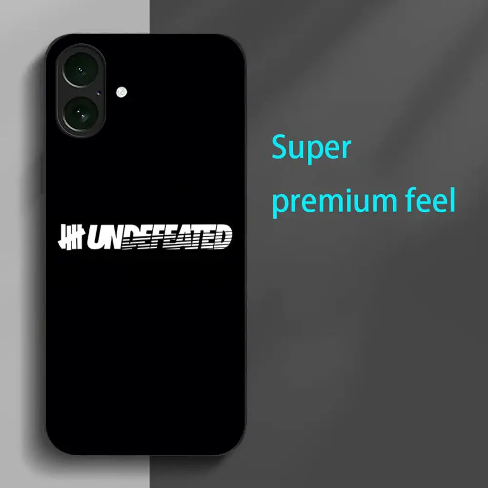 Hot Unde-featED Brand Tend Phone Case For iPhone 16 15 14 13 12 11 X XR XS 8 Plus Mini Pro Max Soft black Shockproof Cover